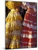 Colorful Flamenco Dresses at Feria de Abril, Sevilla, Spain-Merrill Images-Mounted Photographic Print