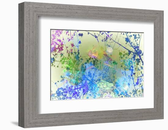 Colorful Floral Design with Knots-Alaya Gadeh-Framed Photographic Print