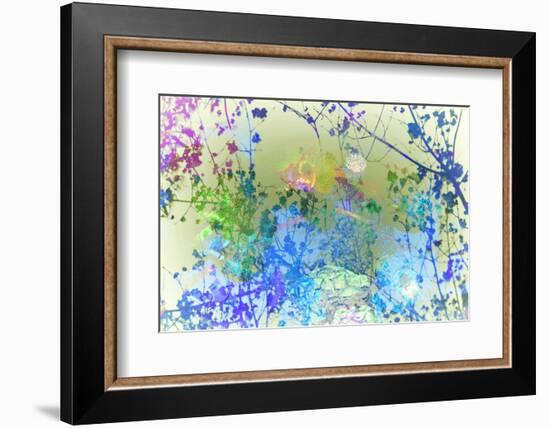 Colorful Floral Design with Knots-Alaya Gadeh-Framed Photographic Print