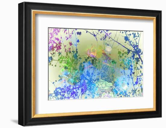 Colorful Floral Design with Knots-Alaya Gadeh-Framed Photographic Print