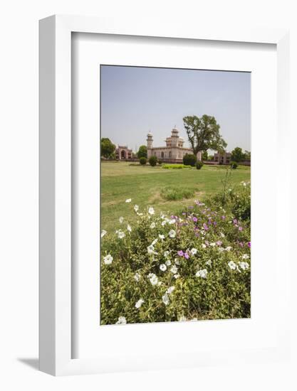 Colorful Flowers Bloom in the Garden Chahar Bagh-Roberto Moiola-Framed Photographic Print