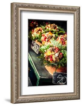 Colorful Flowers in A Flower Shop on A Market-Curioso Travel Photography-Framed Photographic Print