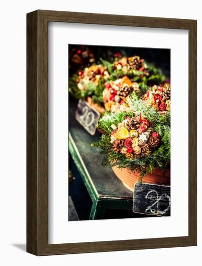 Colorful Flowers in A Flower Shop on A Market-Curioso Travel Photography-Framed Photographic Print