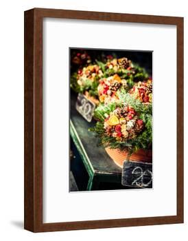 Colorful Flowers in A Flower Shop on A Market-Curioso Travel Photography-Framed Photographic Print