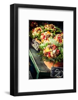 Colorful Flowers in A Flower Shop on A Market-Curioso Travel Photography-Framed Photographic Print