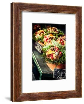 Colorful Flowers in A Flower Shop on A Market-Curioso Travel Photography-Framed Photographic Print