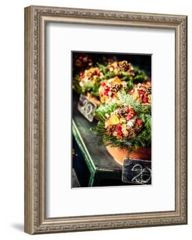 Colorful Flowers in A Flower Shop on A Market-Curioso Travel Photography-Framed Photographic Print