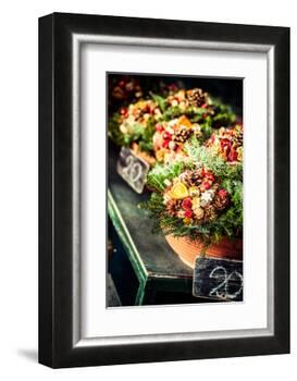 Colorful Flowers in A Flower Shop on A Market-Curioso Travel Photography-Framed Photographic Print