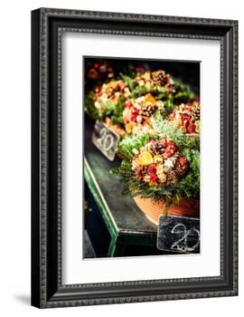 Colorful Flowers in A Flower Shop on A Market-Curioso Travel Photography-Framed Photographic Print