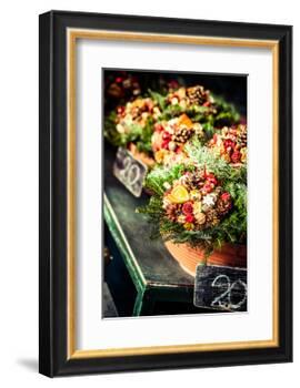 Colorful Flowers in A Flower Shop on A Market-Curioso Travel Photography-Framed Photographic Print