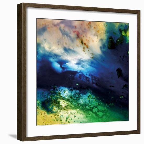 Colorful Flowing Abstract, c.2008-Pier Mahieu-Framed Premium Giclee Print