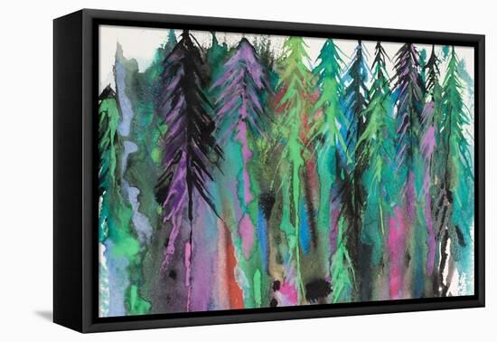 Colorful Forest-Michelle Faber-Framed Premier Image Canvas