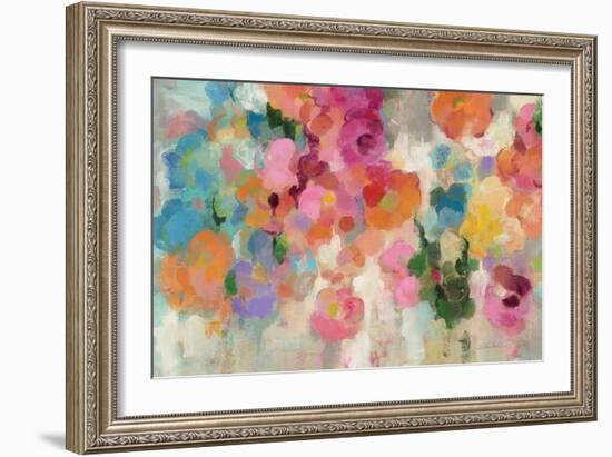 Colorful Garden I Crop-Silvia Vassileva-Framed Premium Giclee Print