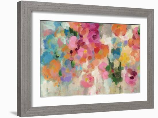 Colorful Garden I Crop-Silvia Vassileva-Framed Premium Giclee Print