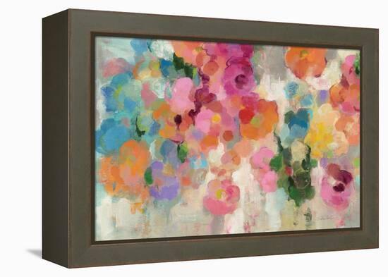 Colorful Garden I Crop-Silvia Vassileva-Framed Stretched Canvas