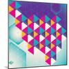 Colorful Geometric Abstraction. Vector Illustration.-Radoman Durkovic-Mounted Art Print