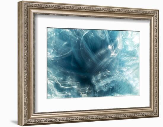 Colorful glass with blurred motion effect.-Stuart Westmorland-Framed Photographic Print