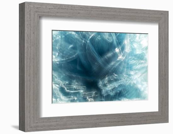 Colorful glass with blurred motion effect.-Stuart Westmorland-Framed Photographic Print