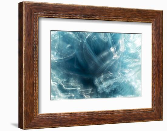 Colorful glass with blurred motion effect.-Stuart Westmorland-Framed Photographic Print