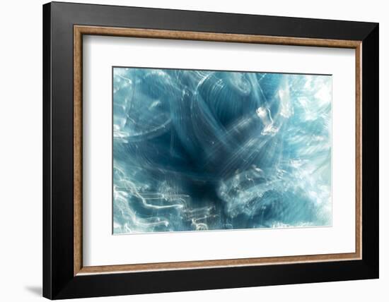 Colorful glass with blurred motion effect.-Stuart Westmorland-Framed Photographic Print