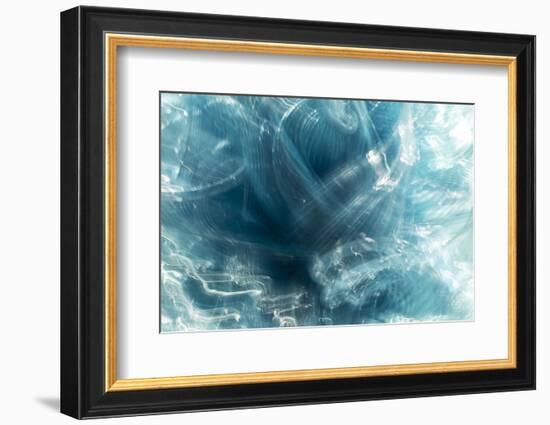 Colorful glass with blurred motion effect.-Stuart Westmorland-Framed Photographic Print