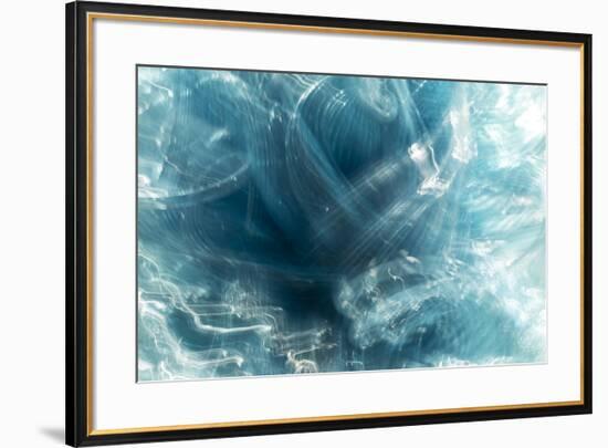 Colorful glass with blurred motion effect.-Stuart Westmorland-Framed Premium Photographic Print