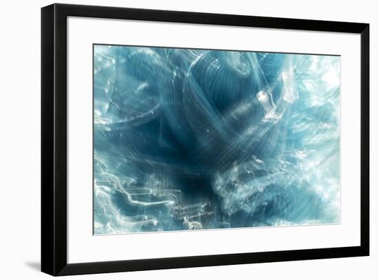 Colorful glass with blurred motion effect.-Stuart Westmorland-Framed Premium Photographic Print