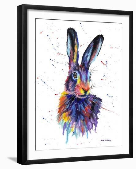 Colorful Hare-Sarah Stribbling-Framed Giclee Print