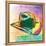 Colorful Hat-OnRei-Framed Stretched Canvas