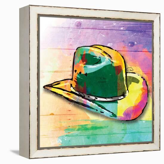 Colorful Hat-OnRei-Framed Stretched Canvas