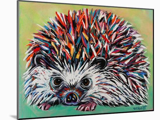 Colorful Hedgehog I-Carolee Vitaletti-Mounted Art Print