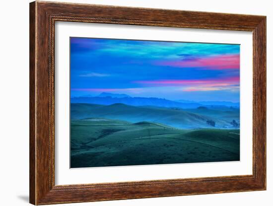 Colorful Hills of the California Coast at Dillon Beach, Marin, Bay Area-Vincent James-Framed Photographic Print