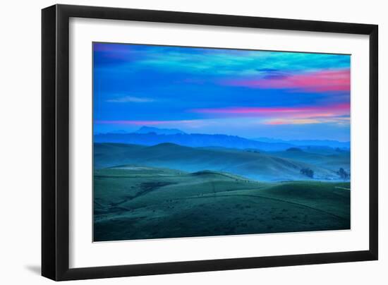 Colorful Hills of the California Coast at Dillon Beach, Marin, Bay Area-Vincent James-Framed Photographic Print