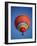 Colorful Hot Air Balloon in Sky, Albuquerque, New Mexico, USA-null-Framed Photographic Print