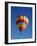 Colorful Hot Air Balloon in Sky, Albuquerque, New Mexico, USA-null-Framed Photographic Print