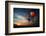 Colorful Hot Air Balloon is Flying at Sunrise-rozbyshaka-Framed Photographic Print