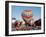 Colorful Hot Air Balloons, Albuquerque Balloon Fiesta, Albuquerque, New Mexico, USA-null-Framed Photographic Print