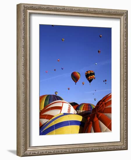 Colorful Hot Air Balloons, Albuquerque, NM-Bill Bachmann-Framed Photographic Print