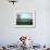 Colorful Hot Air Balloons Float over a Wheat Field in Walla Walla, Washington, USA-William Sutton-Framed Photographic Print displayed on a wall