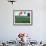 Colorful Hot Air Balloons Float over a Wheat Field in Walla Walla, Washington, USA-William Sutton-Framed Photographic Print displayed on a wall