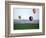 Colorful Hot Air Balloons Float over a Wheat Field in Walla Walla, Washington, USA-William Sutton-Framed Photographic Print