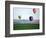 Colorful Hot Air Balloons Float over a Wheat Field in Walla Walla, Washington, USA-William Sutton-Framed Photographic Print