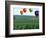 Colorful Hot Air Balloons Float over a Wheat Field in Walla Walla, Washington, USA-William Sutton-Framed Photographic Print