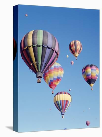 Colorful Hot Air Balloons in Sky, Albuquerque, New Mexico 