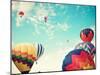 Colorful Hot Air Balloons-Andrekart Photography-Mounted Photographic Print