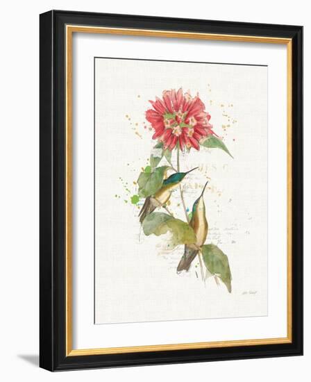 Colorful Hummingbirds I-Katie Pertiet-Framed Art Print