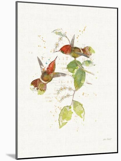 Colorful Hummingbirds II-Katie Pertiet-Mounted Art Print