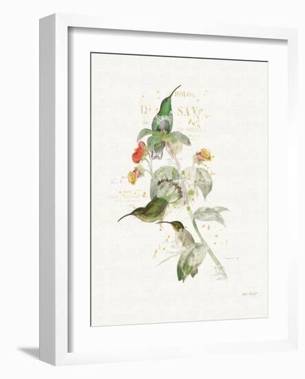 Colorful Hummingbirds III-Katie Pertiet-Framed Art Print