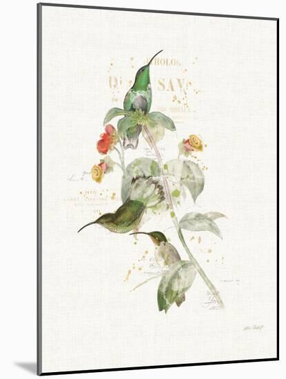 Colorful Hummingbirds III-Katie Pertiet-Mounted Art Print