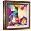 Colorful Illustrated Abstraction-Rashomon-Framed Art Print